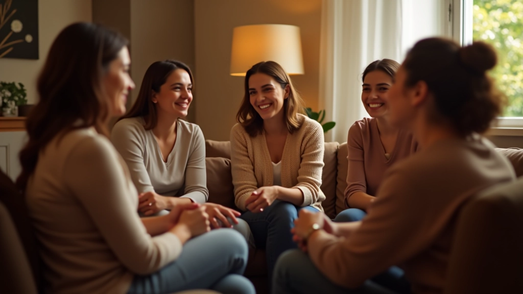 Donne in un circolo di discussione